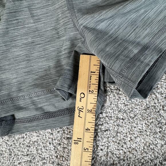 Nike Pro Shorts Womens Small Gray 3 In Compression Dri-FIT Logo Waist DD8265-084 - Picture 4 of 9